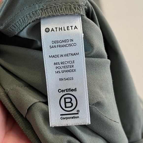 Athleta Tribeca Utility Crop Straight Pants Green Size‎ 6 - Picture 7 of 11